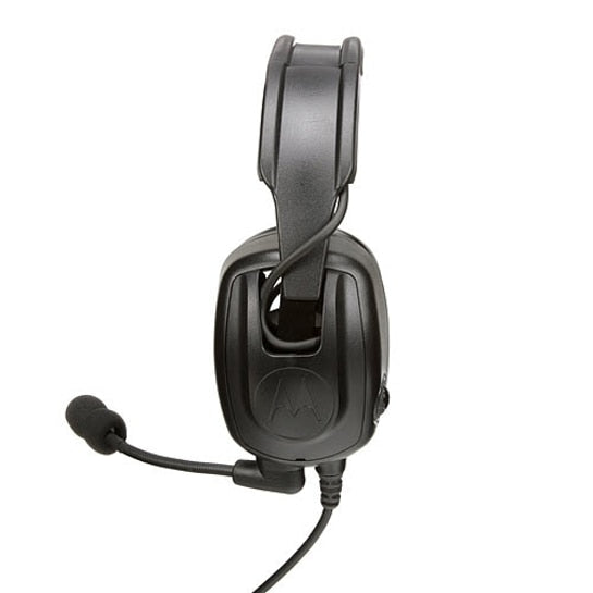 Motorola PMLN7467 Heavy Duty Over-the-Head Headset with Noise Cancelling Mic - Perfect for Call Centers, Warehouse & Customer Service Teams