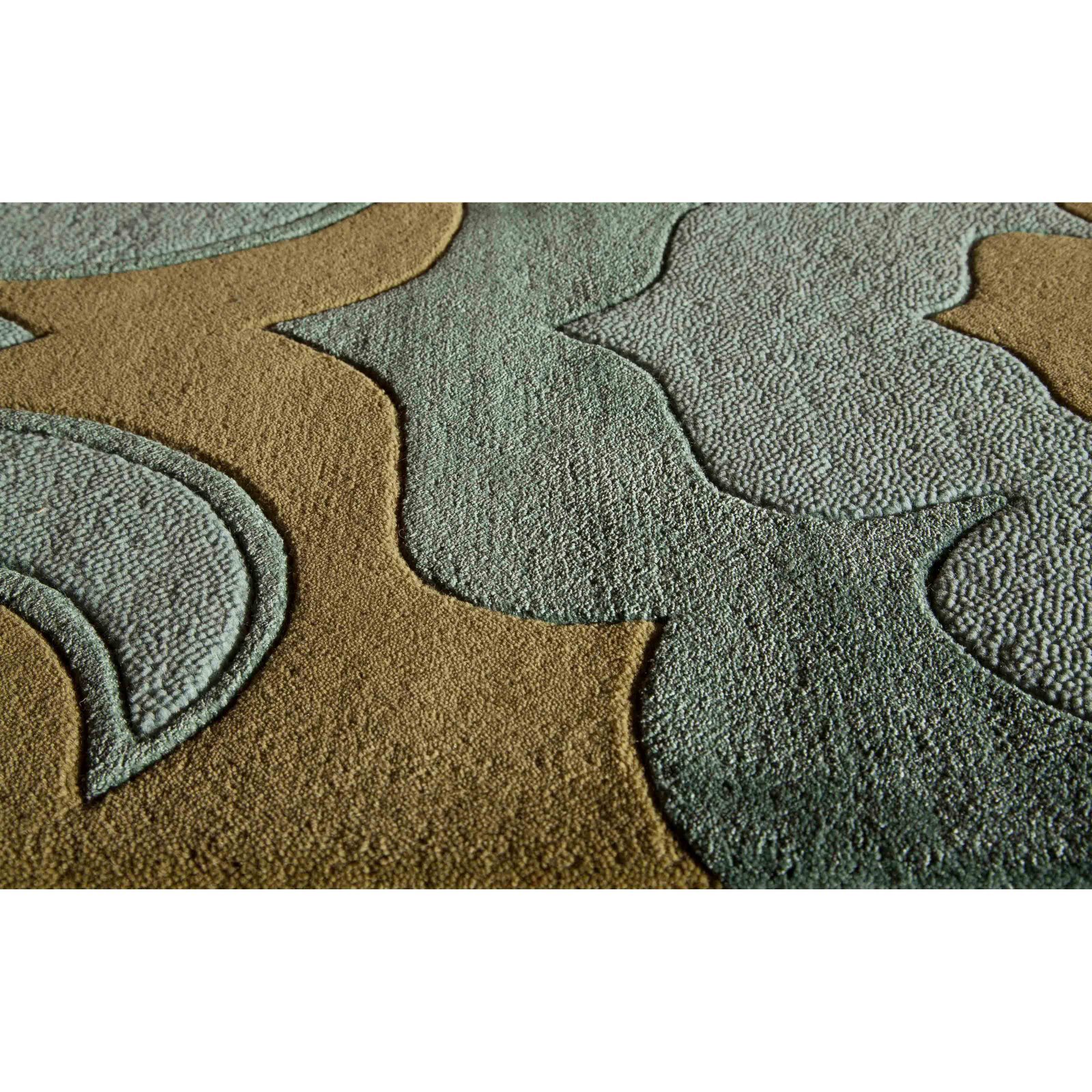 Rugs America Millennium Area Rug 18x27 Inches - Hawaiian Breeze Design Non-Slip Living Room Rug for Bedroom, Office & Home Decor