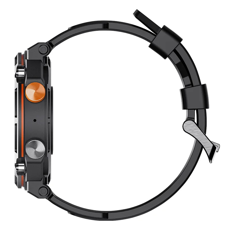 Waterproof IP68 Smartwatch with 1ATM Rating - Fitness Tracker, Heart Rate Monitor & Sleep Tracking for Swimming, Running & Outdoor Activities