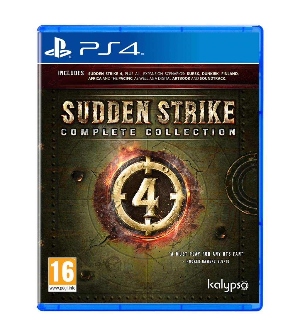 Sudden Strike 4 - Complete Collection for PS4 | WWII Strategy Game | Multiplayer Battles & Historical Campaigns | Perfect for Strategy Gamers & History Enthusiasts