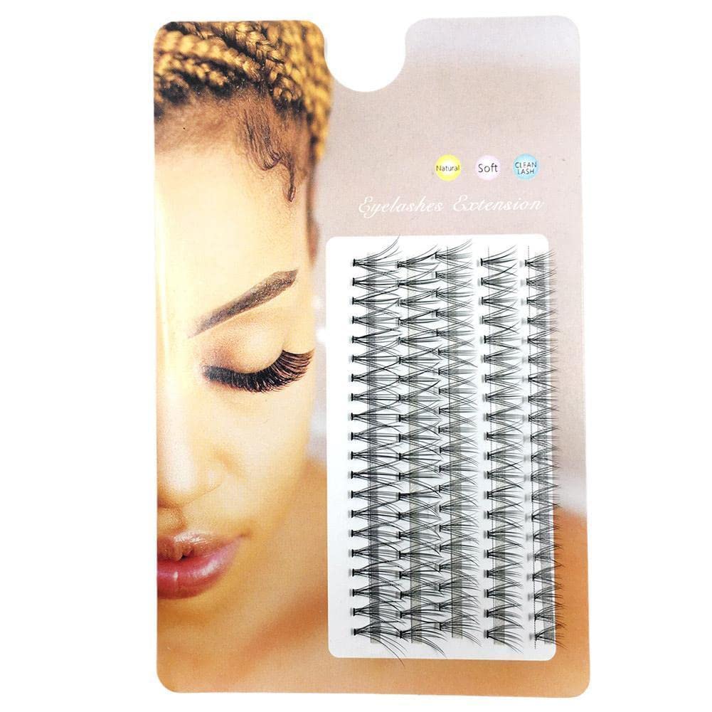 Premium DIY Eyelash Extension Kit - 100 Clusters & 10P Individual 3D False Eyelashes, Natural Soft Wispy Wisps for Stunning Volume - Perfect for Bridal, Party & Everyday Glam Makeup Looks