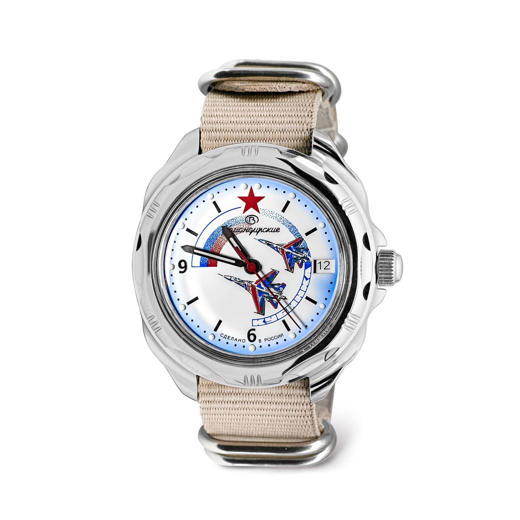 VOSTOK Komandirskie SU-27 Military Watch for Men - Business & Casual Wear