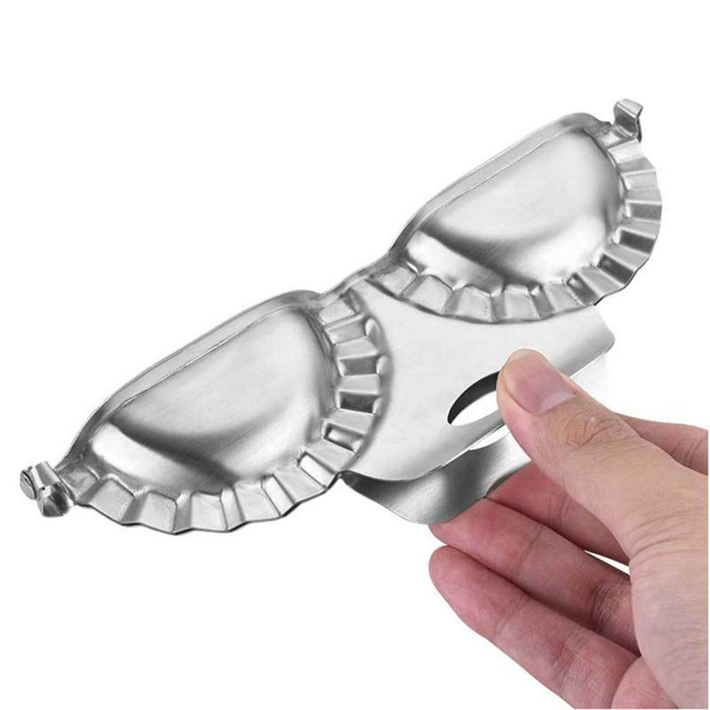 Premium Cabilock Dumpling Maker - Metal Dumpling & Empanada Press Tool for Homemade Dumplings, Ravioli & Pastry | Easy-to-Use Manual Dumpling Skin Cutter & Mould | Perfect for Asian Cooking, Italian Pasta & Latin American Cuisine | Ideal Home Kitchen Tool for Lazy Chefs