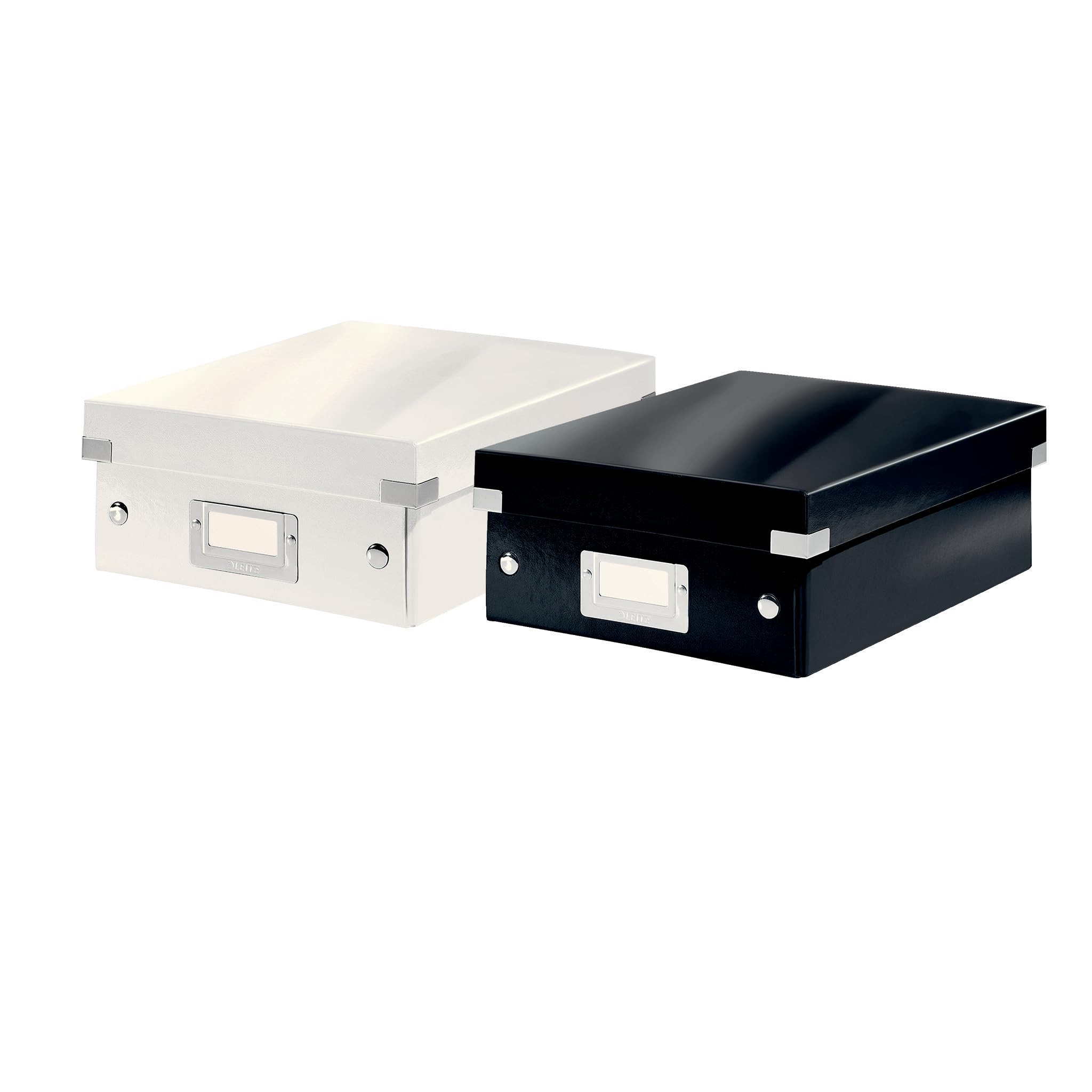 Leitz A5 Storage Box - Small White Organizer Box for Documents, Files & Office Supplies | Click & Store Range 60430001 | Perfect for Home Office, School & Workspace Organization