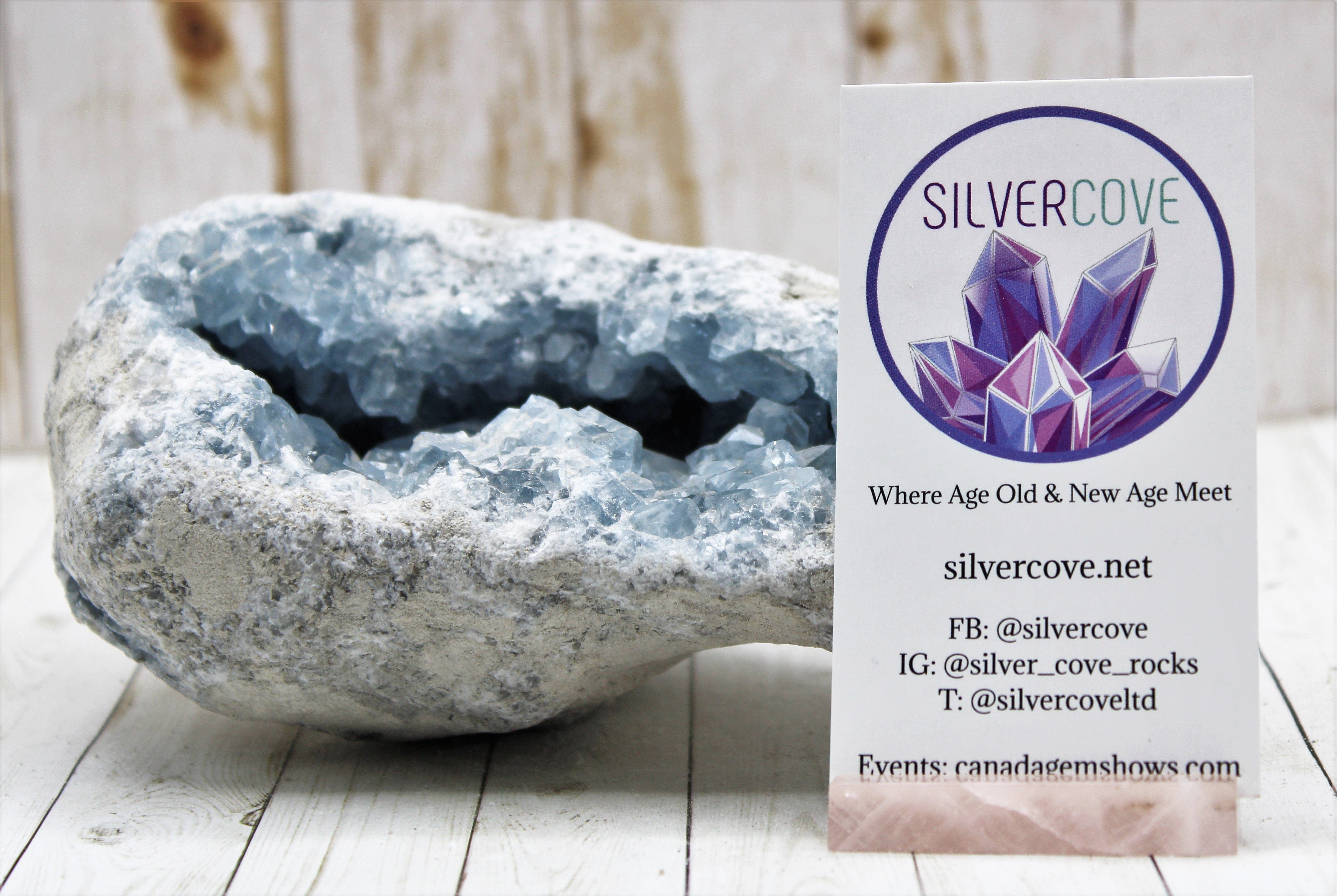 Natural Celestite Crystal Cluster - Healing Stone for Meditation, Spiritual Growth & Home Decor | Perfect for Reiki, Yoga & Energy Work