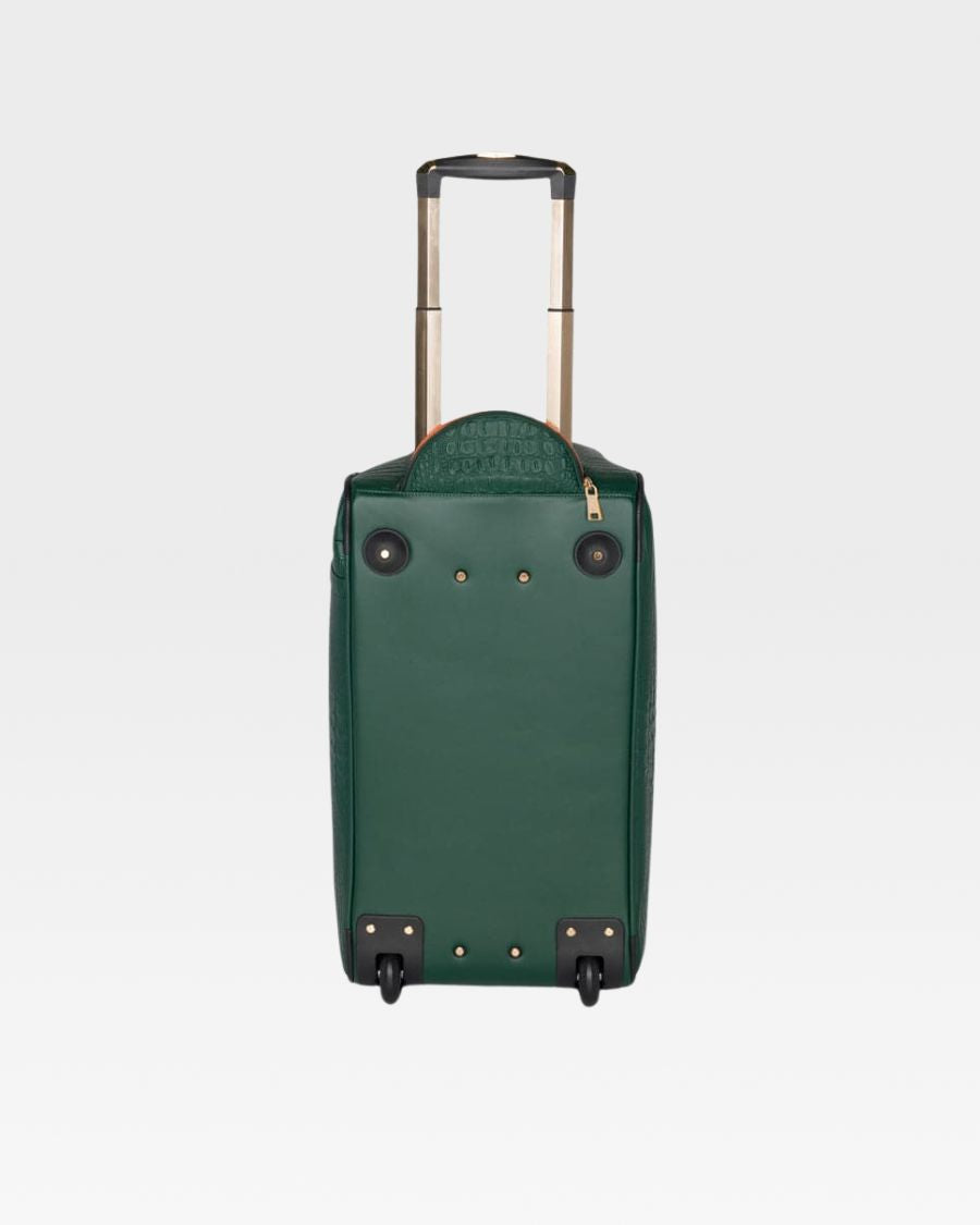 Apollo 2 Backpack & Rolling Duffle Bag Set in Emerald Green - Waterproof Travel Luggage Combo for Men & Women - Perfect for Airplane Carry On, Gym, Camping & Business Trips