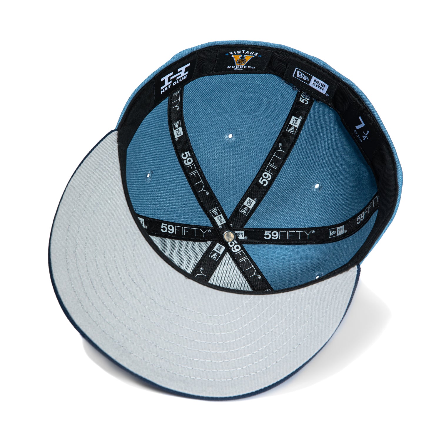 New Era 59Fifty Nashville Predators Logo Snapback Hat - Indigo & Navy Blue - Official NHL Hockey Cap for Men & Women - Perfect for Games, Fan Gear & Streetwear Fashion