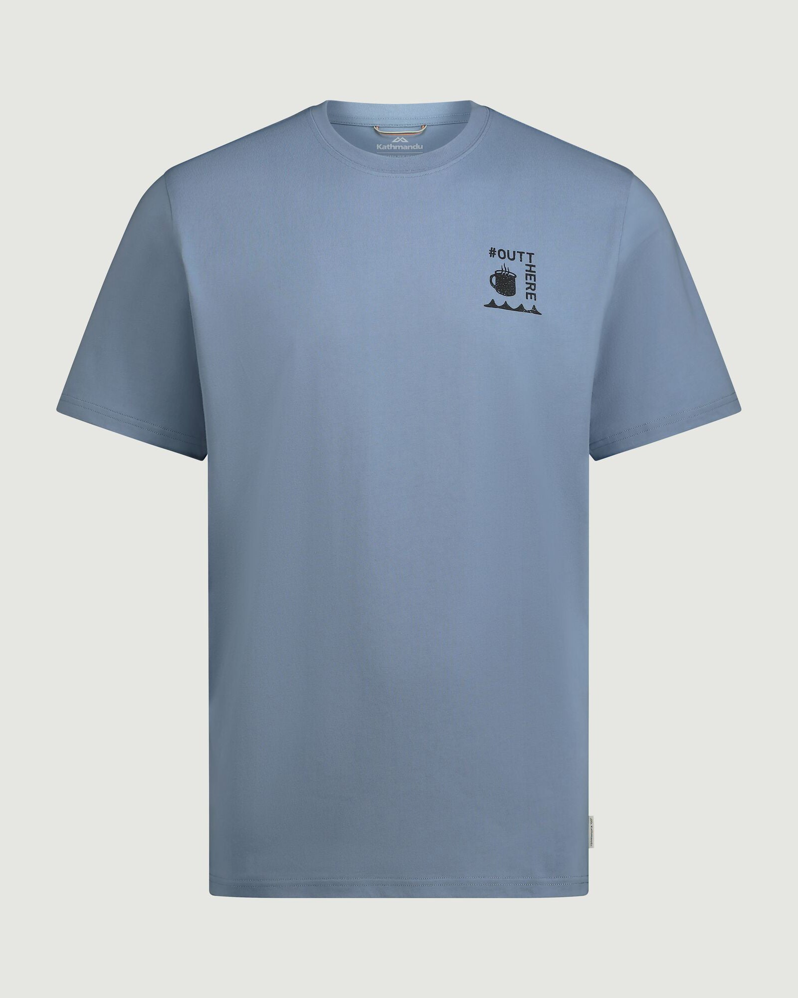 Camp Vibes Men's Organic Cotton T-Shirt - Soft Breathable Tee for Casual Wear & Outdoor Adventures - Perfect for Camping, Hiking & Everyday Comfort
