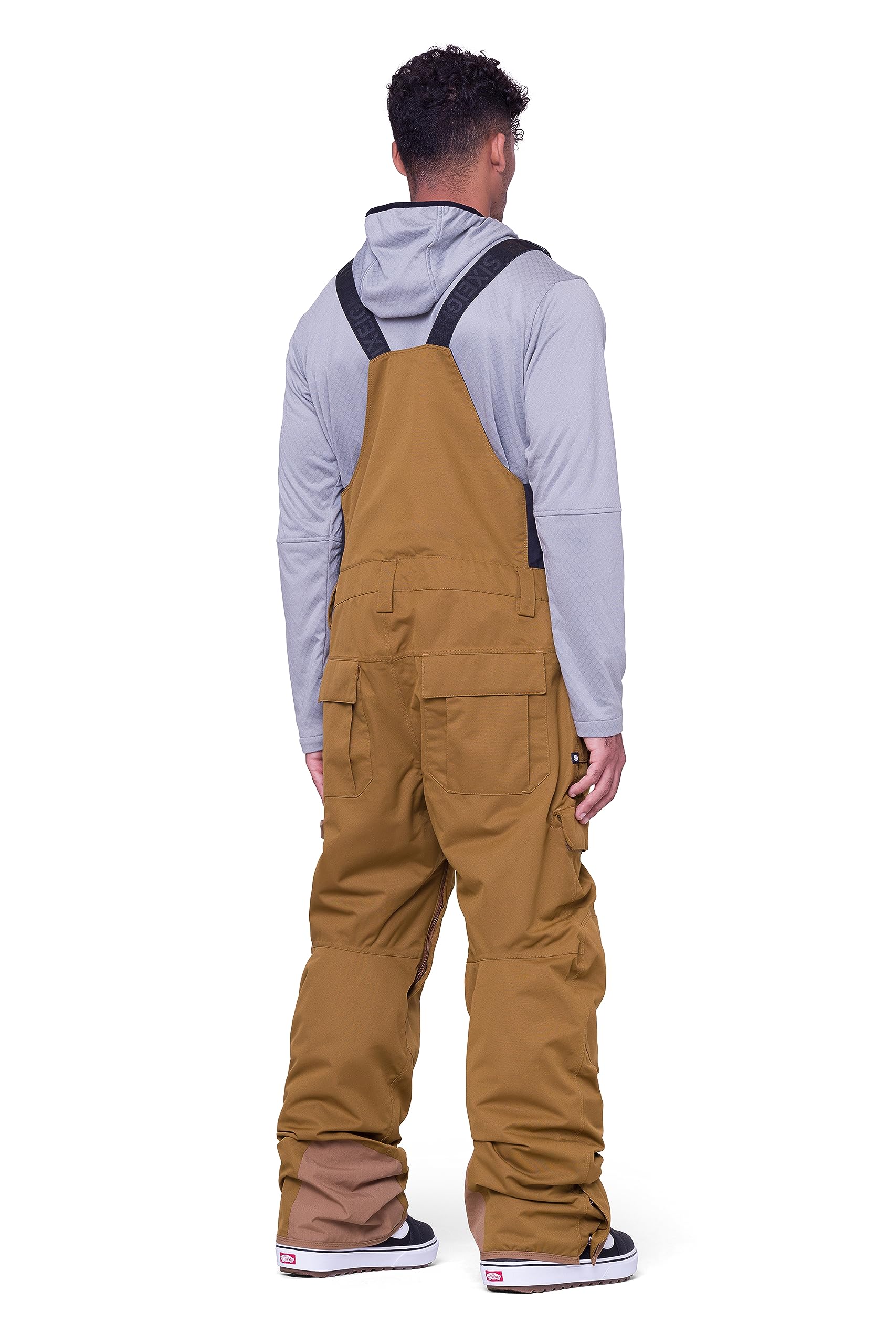 686 Men's Hot Lap Bib - Insulated Thermal Snow Ski Pants, Waterproof & Weather-Resistant Winter Bib Overalls for Skiing, Snowboarding & Cold Weather Activities