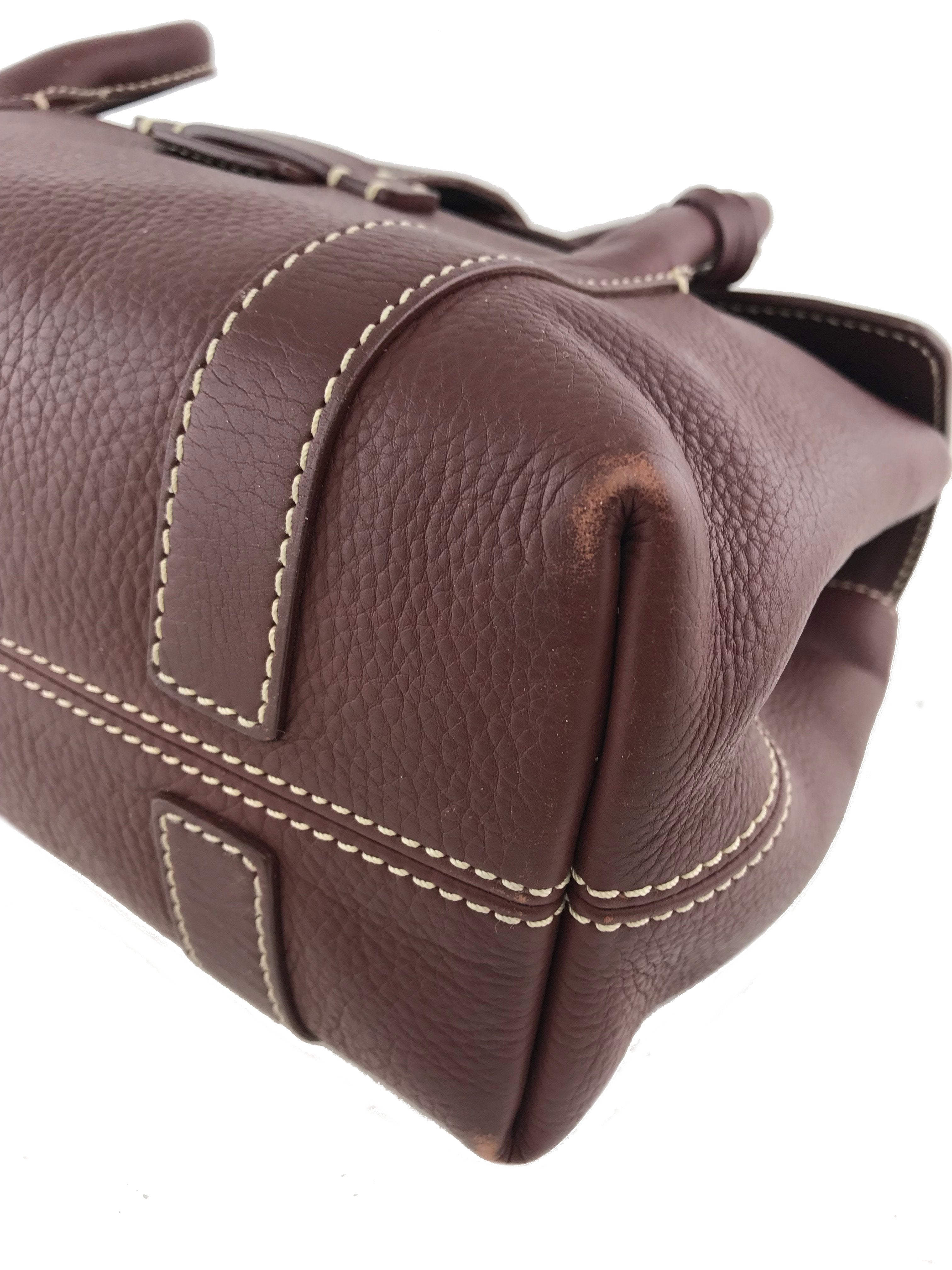 Luxury Loro Piana Leather Dandy Bag for Women | Premium Italian Designer Handbag | Perfect for Work, Travel & Evening Events