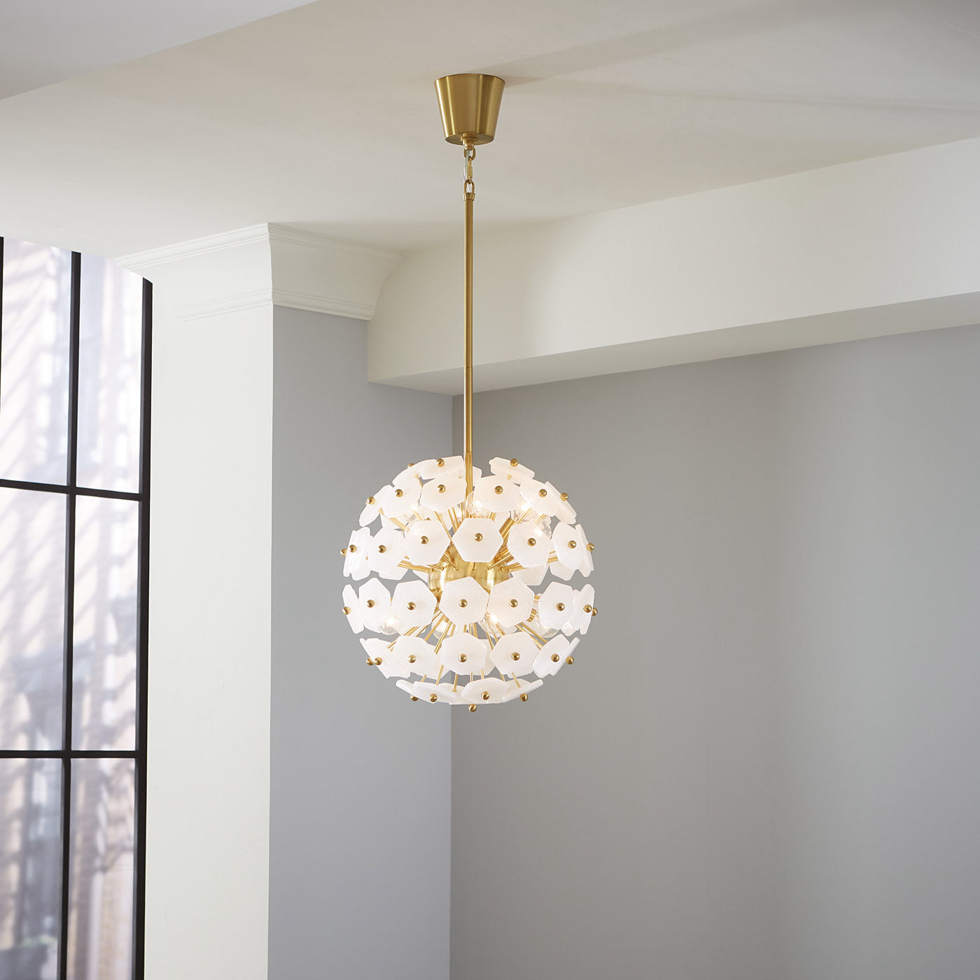 Vienna Globe Chandelier - Elegant Crystal Ceiling Light Fixture for Dining Room, Living Room & Bedroom | Modern Lighting Decor for Home & Office