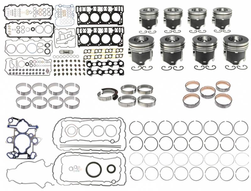 MAHLE 6.0L Heavy Duty Diesel Engine Overhaul Kit for 2004.5-2007 Ford Powerstroke - Includes 20mm Head Dowel Pins - Perfect for Engine Rebuilds & Performance Upgrades