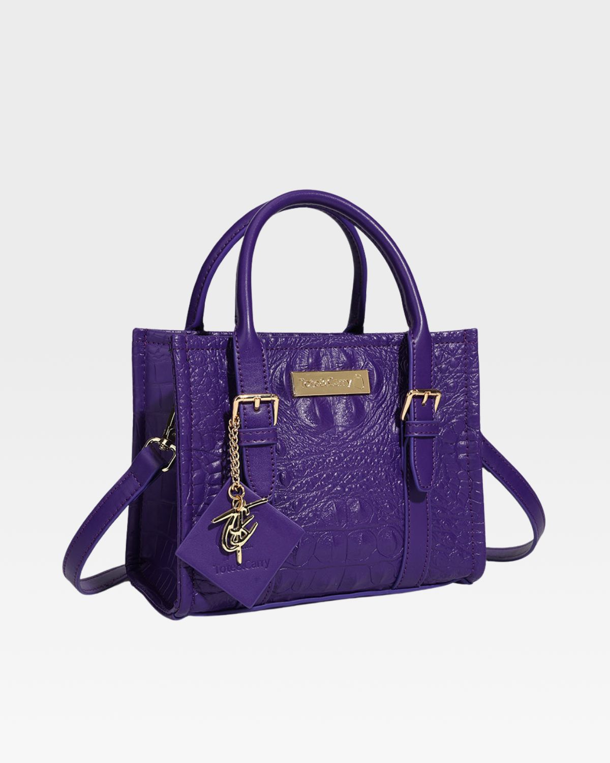 Apollo 2 Mini Tote Bag - Purple Crossbody Shoulder Bag for Women | Perfect for Shopping, Beach & Daily Use