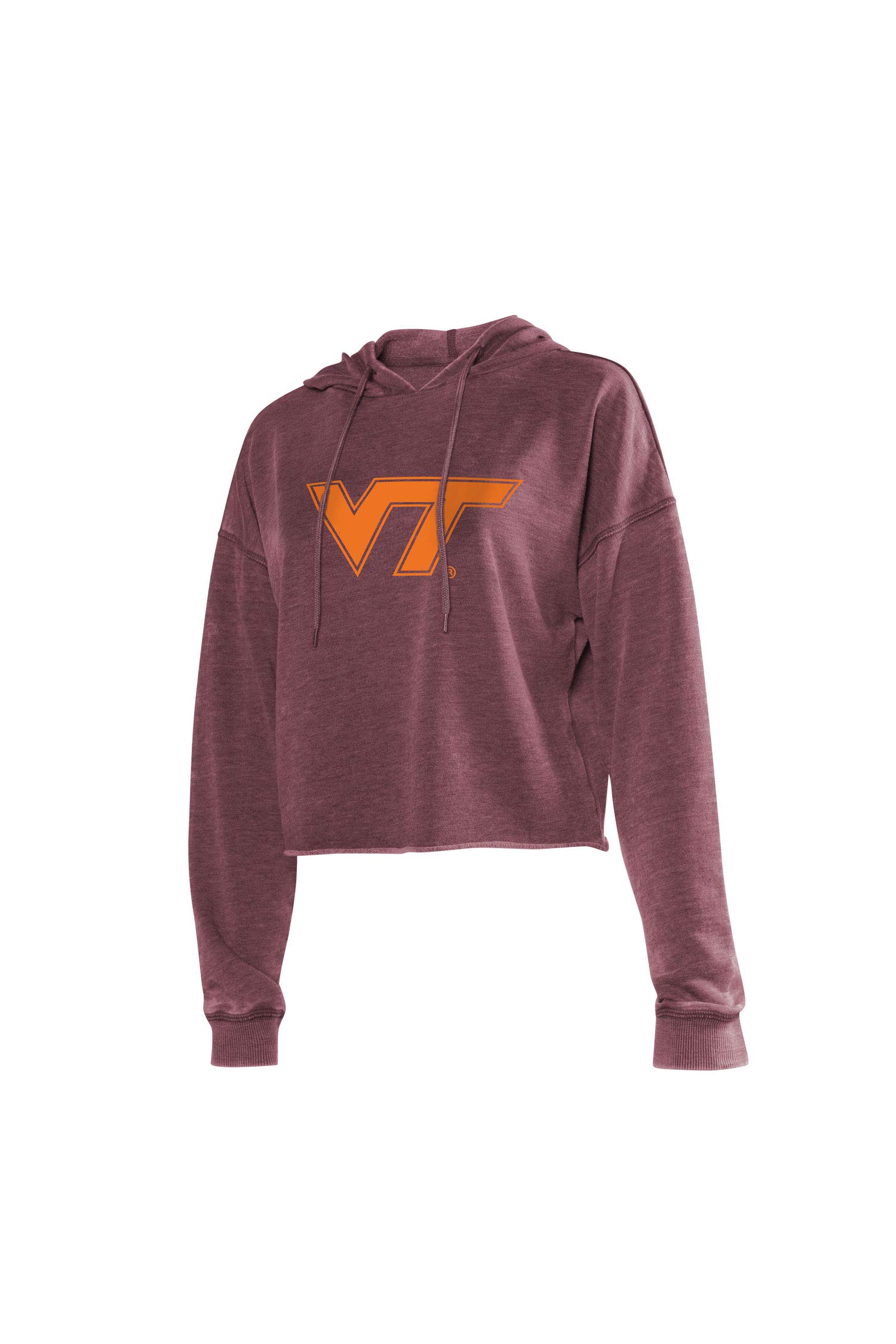 Chicka-D Women's Campus Cropped Hoodie | Soft Fleece Pullover Sweatshirt | Trendy Streetwear for College & Casual Outfits | Perfect for Fall & Winter Layering