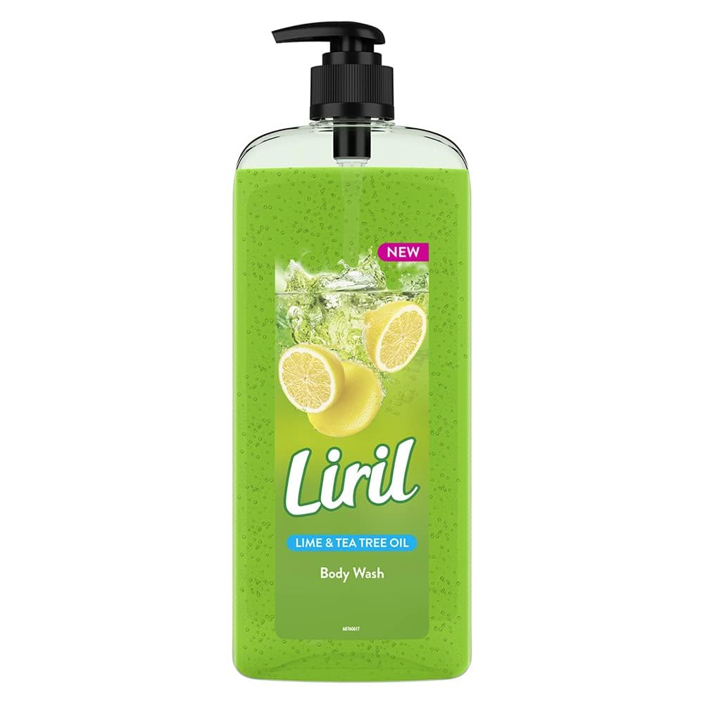 Natural Lemon & Tea Tree Oil Body Wash - XL 750ml Pump Bottle with Long-Lasting Fragrance | Glycerin Enriched, Paraben-Free, Extra Foaming Formula | Refreshing Shower Gel for Daily Use & Sensitive Skin Care