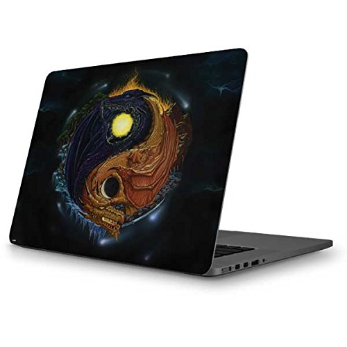 Skinit Custom Laptop Skin for MacBook Pro 13 Inch (2013-2015 Retina Display) - Yin Yang Dragon Design | Protective Vinyl Decal Cover for Work, School & Travel