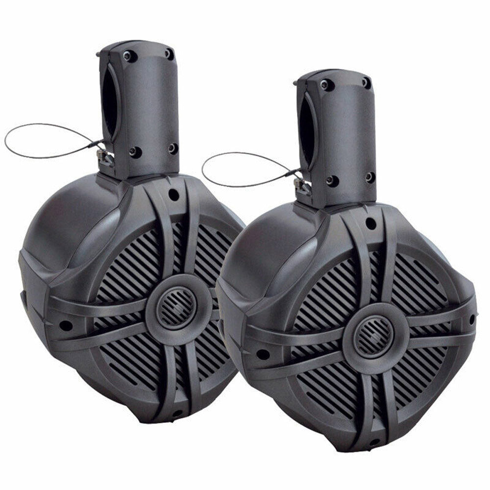 Power Acoustik MWT-80T 800W Marine Grade Wake Tower Speakers - Waterproof & UV Resistant - Perfect for Boats, Jet Skis & Outdoor Water Sports