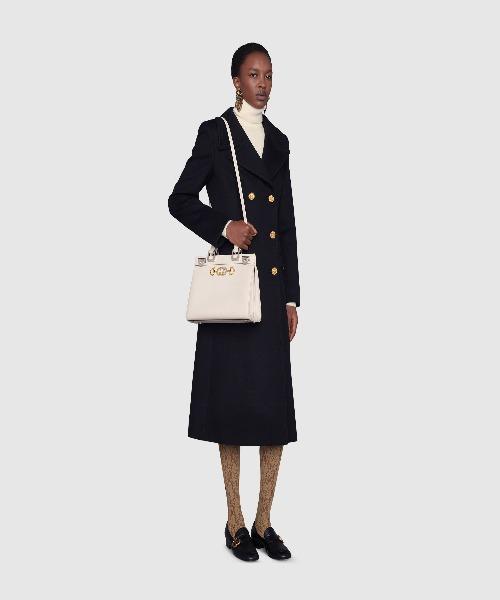 Gucci Zumi Small Top Handle Bag in White Grainy Leather - Perfect for Work, Parties & Everyday Elegance