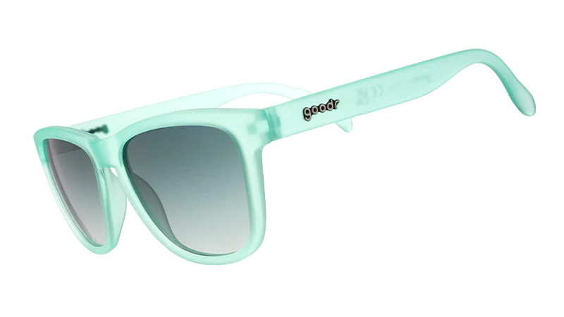 Goodr Dinner Mint Debauchery Sunglasses - Polarized UV Protection for Running, Cycling & Outdoor Activities