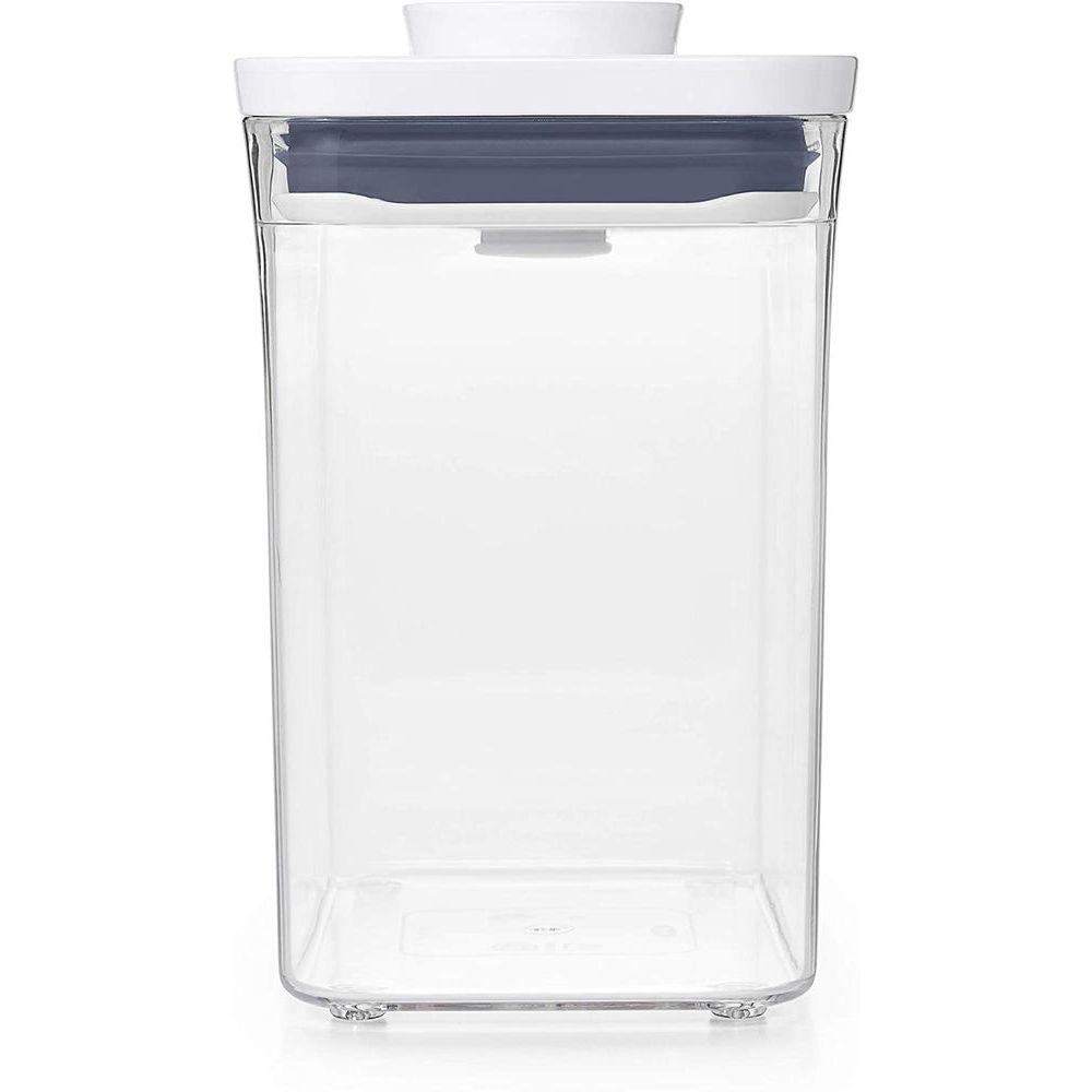 OXO Good Grips 2.0 1.6L Rectangular Pantry Storage Container - Airtight Food Container for Flour, Sugar, Pasta & Dry Goods - Perfect for Kitchen Organization & Pantry Storage