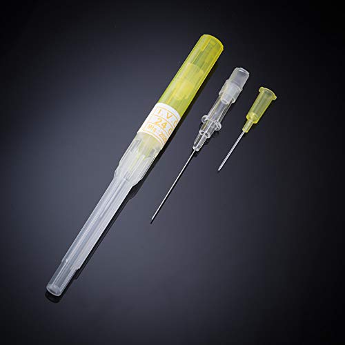 24G Catheter Piercing Needles 10Pcs - Sterilized IV Needles for Ear, Nose & Body Piercing | Professional Tattoo Supplies Kit for Safe Body Art & Piercing Procedures (Ideal for Tattoo Shops, Piercing Studios & Home Use)