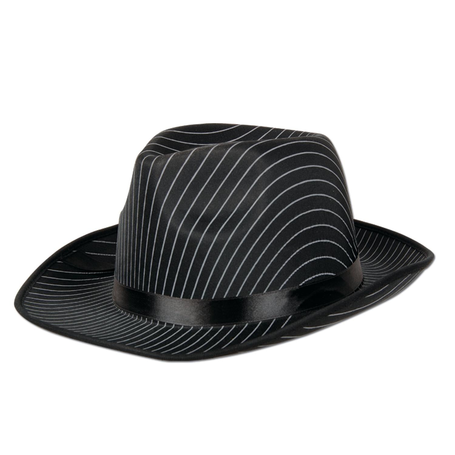 12 Pack Beistle Gangster Hats - Costume Party Accessories for Halloween, Themed Events & Dress-Up Fun