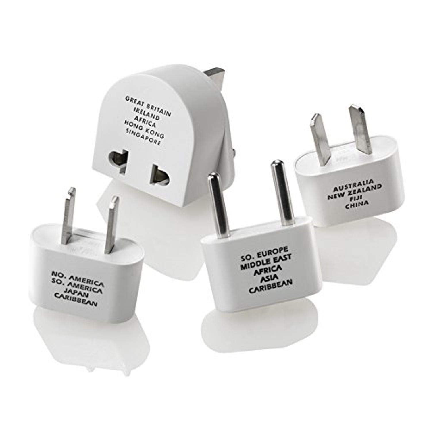 Conair Universal Travel Plug Adapter - Worldwide International Power Converter for USA Europe Asia - Perfect for Business Trips, Vacations & Study Abroad