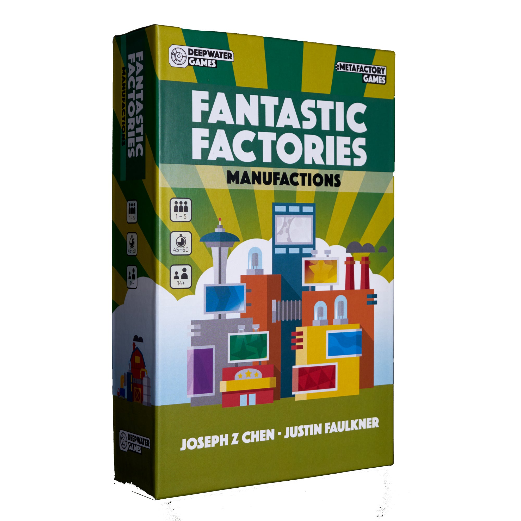 Fantastic Factories: Manufactions Expansion Board Game - Strategy Tabletop Game for Adults & Teens - Perfect for Family Game Nights & Group Gatherings