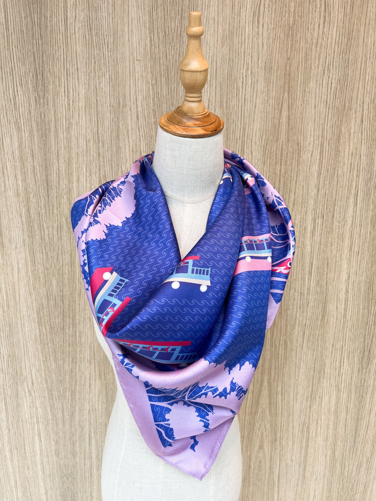 Luxury Singapore Quay Silk Scarf - Premium 100% Mulberry Silk Shawl for Women, Elegant Evening Wear & Travel Accessory - Perfect for Gifts, Weddings, and Special Occasions
