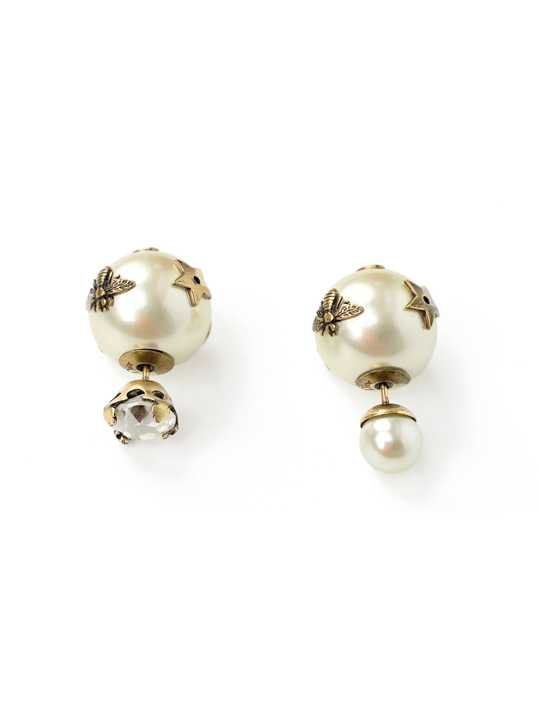 Dior Tribales Earrings – Luxury Pearl & Crystal Stud Earrings for Women, Elegant Gift for Her | Perfect for Weddings, Parties & Special Occasions