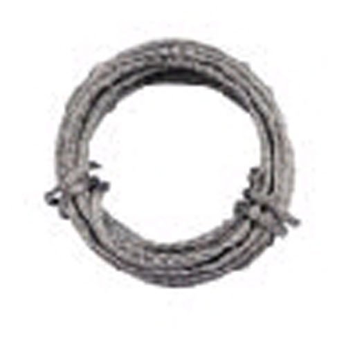 9' Braided Steel Wire Rope - 30 LB Heavy Duty Cable for Towing, Lifting & Construction | Secure & Durable Industrial Strength Wire