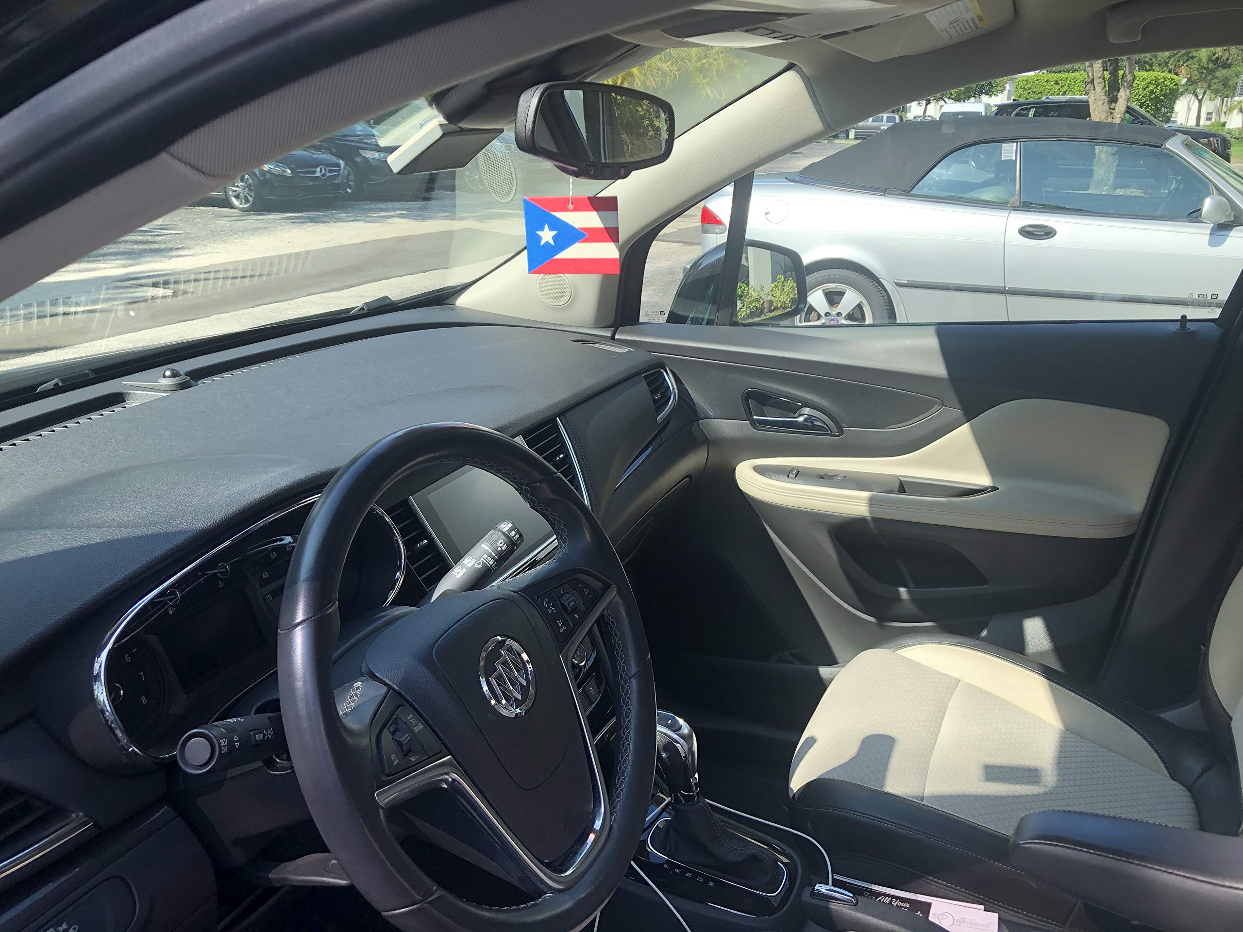 Puerto Rican Flag Car Air Freshener - Long-Lasting Fragrance for Cars, Homes & Offices - Show Your Pride with Boricua Scent