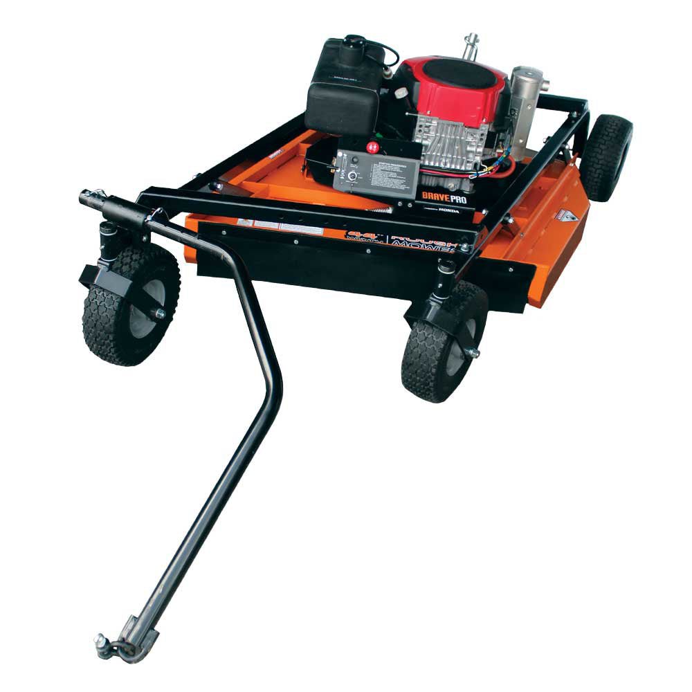 Brave 44-Inch Rough Cut Tow Behind Mower with Honda GXV630 Engine - Ideal for Large Property Lawn Care & Field Maintenance