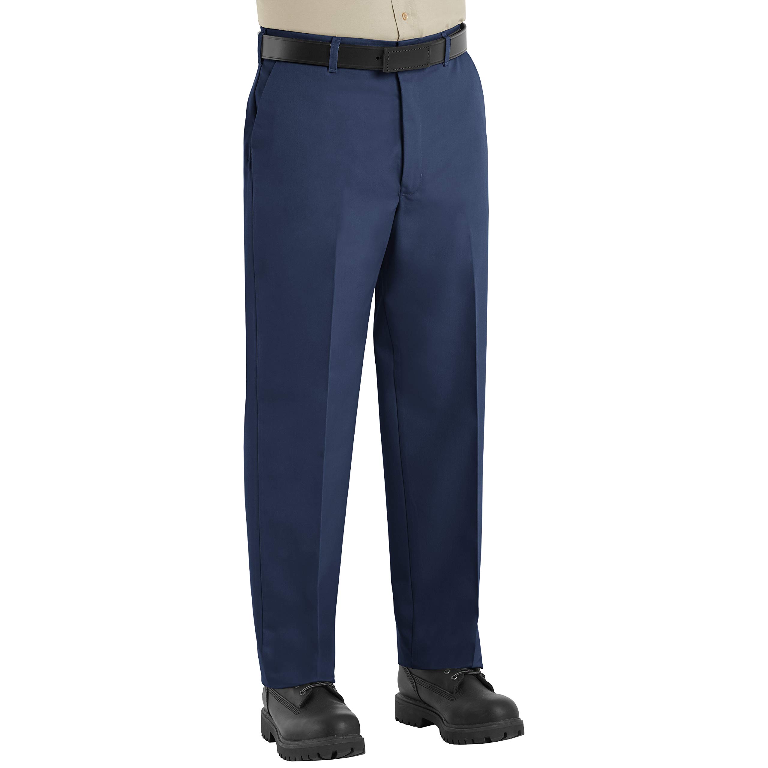 Red Kap Red-E-Prest Work Pants for Men - 30W x 31L Navy Blue - Durable Workwear for Construction, Landscaping & Outdoor Jobs
