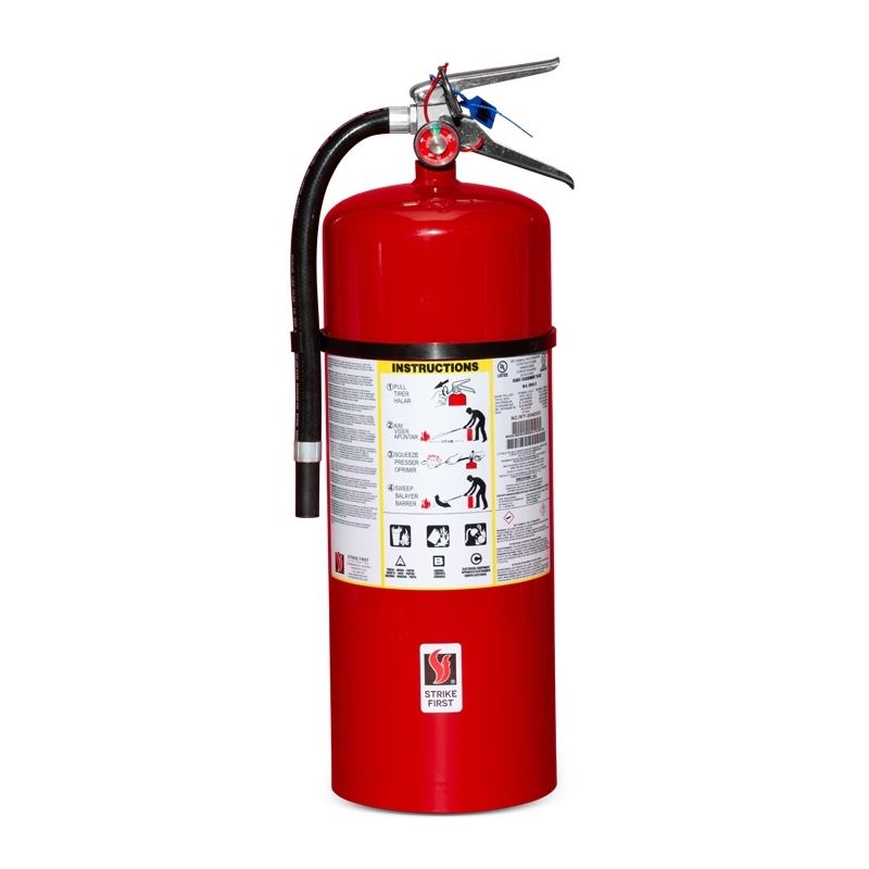 20LB ABC Fire Extinguisher with Wall Bracket - Heavy Duty Fire Safety Equipment for Home, Office, and Industrial Use