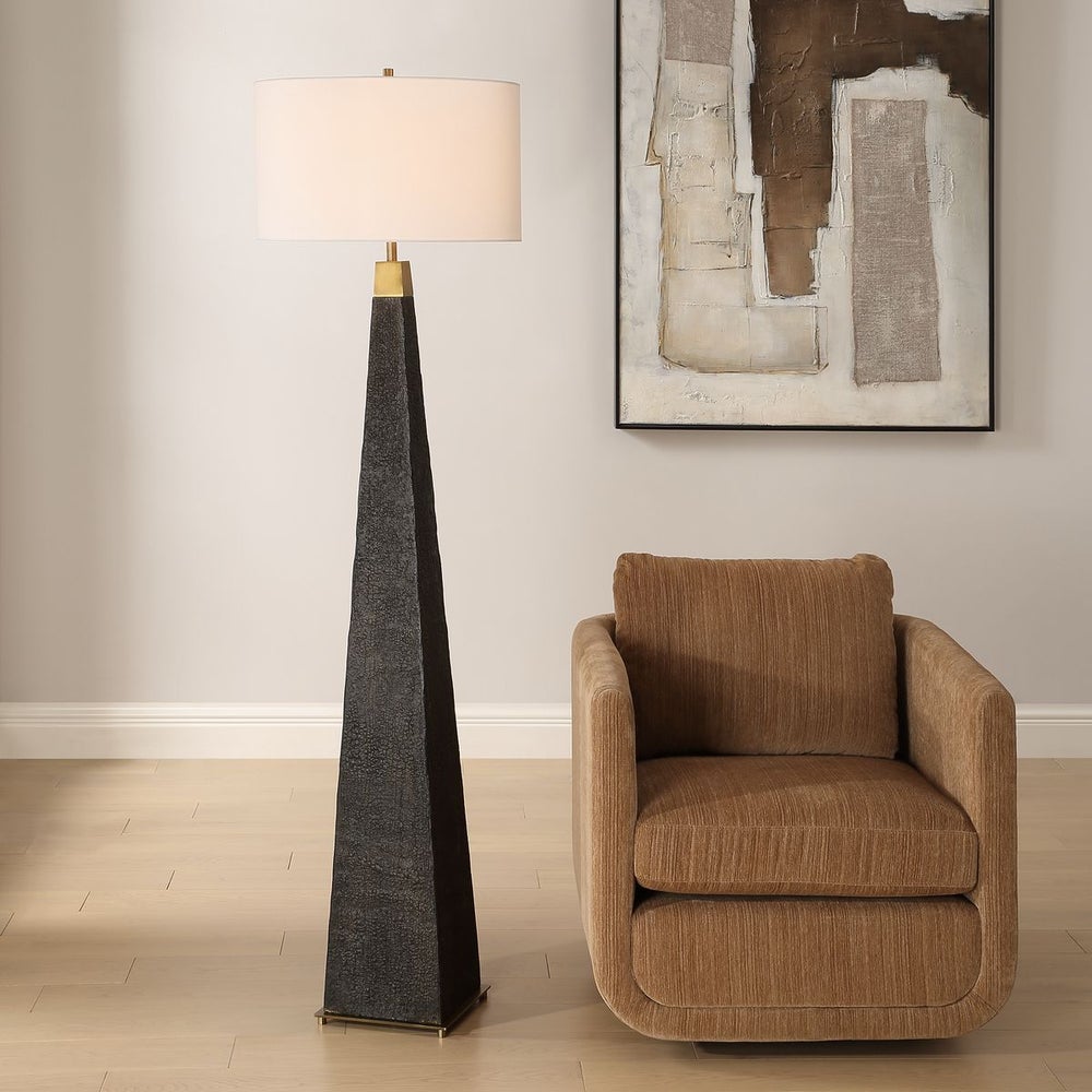 Modern LED Floor Lamp with Adjustable Brightness & Color Temperature - Perfect for Living Room, Bedroom, or Office Lighting