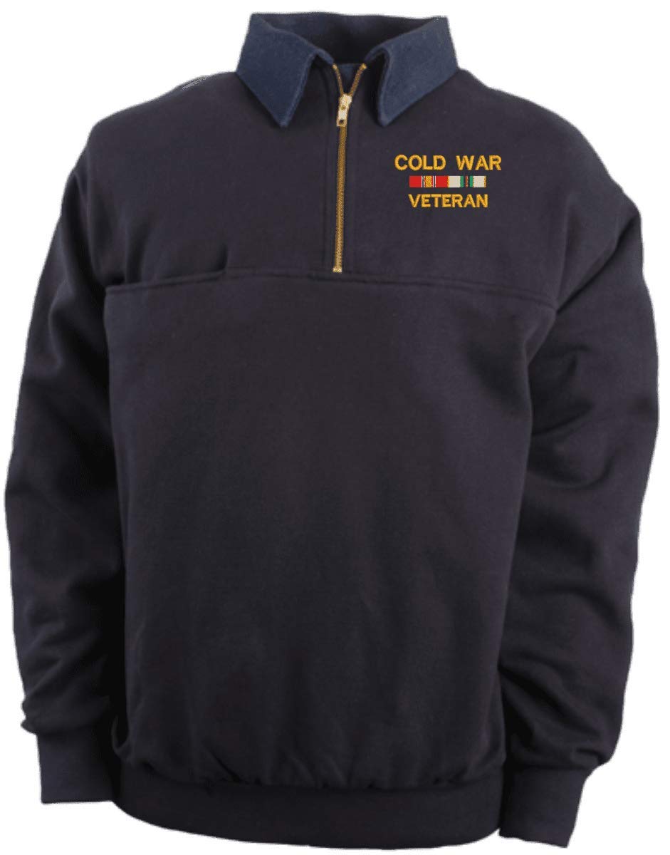 Cold War Veteran Game Sportswear - Firefighter Quarter-Zip Work Shirt for Men | Durable & Comfortable Performance Shirt for Outdoor Work, Hunting & Casual Wear