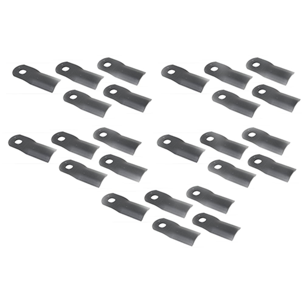 RAParts 25-Pack A16530208 RH/LH Disc Mower Blades - Compatible with Taarup Disc Mowers - Perfect for Hay Cutting & Agricultural Maintenance