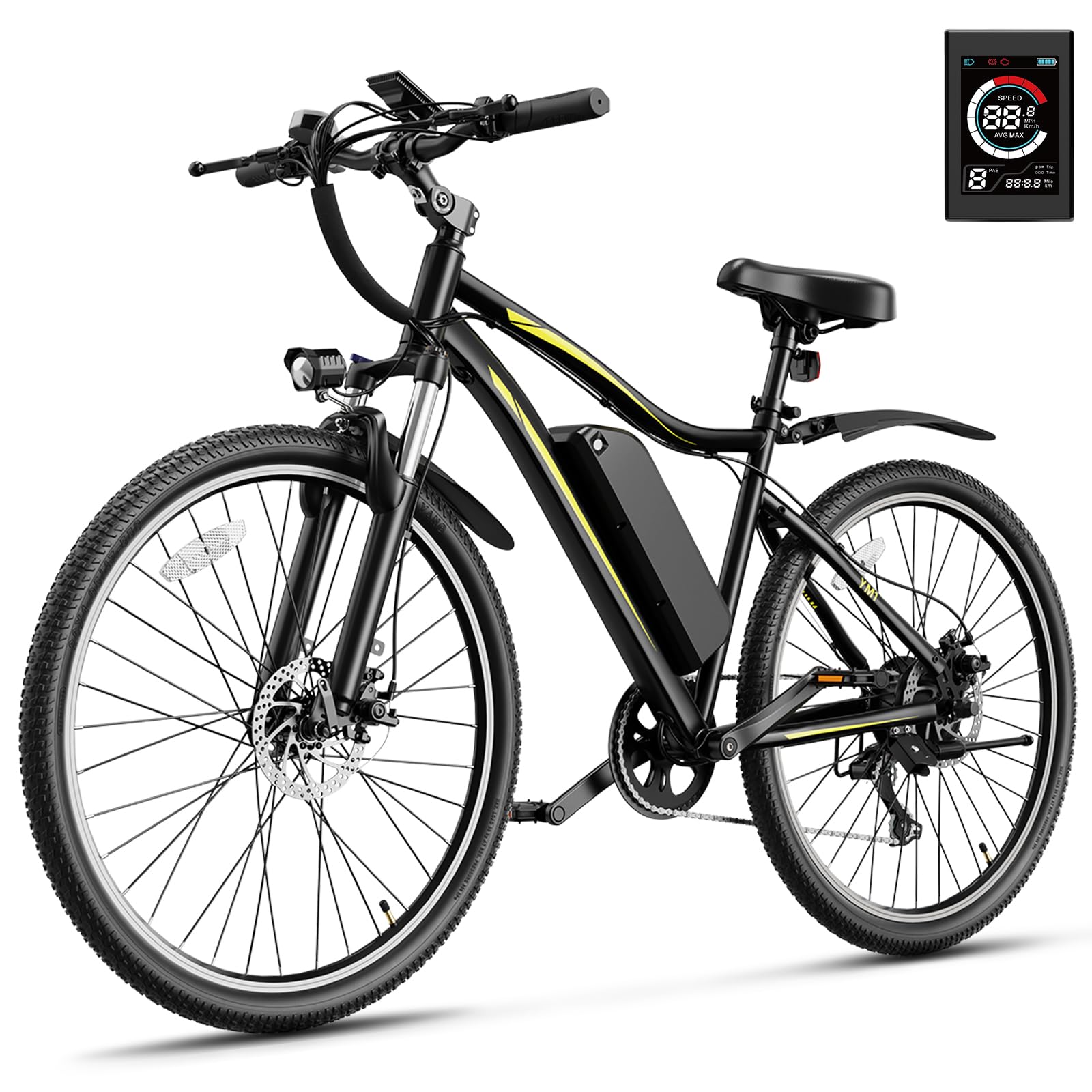 Heybike 750W Electric Bike for Adults - 22mph Max Speed, 480WH Removable Battery, 27.5