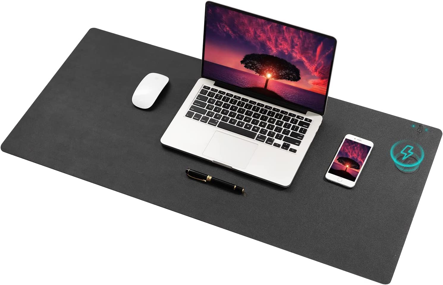 Firelison 2-in-1 Wireless Charging Mouse Pad - 36
