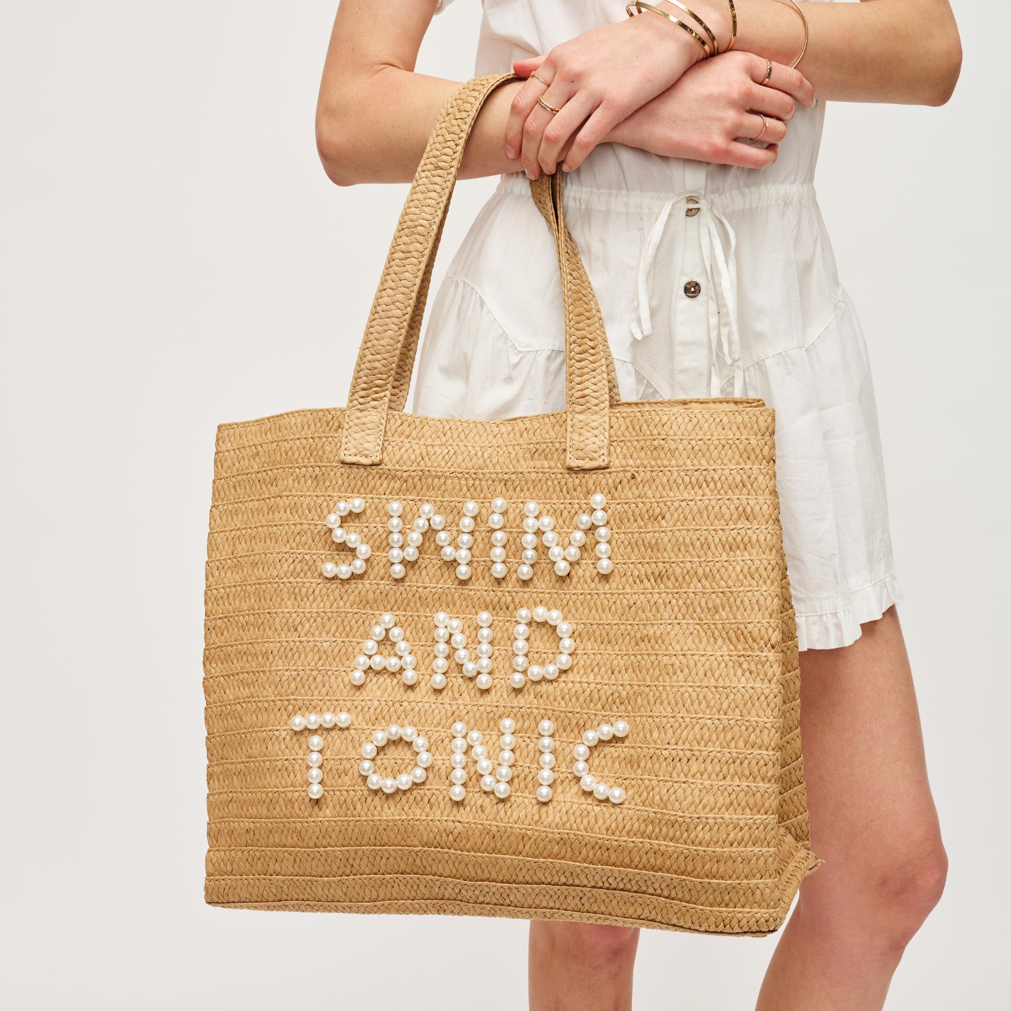 Seaton Pearls Tote Bag - Stylish Women's Designer Handbag for Work, Travel & Shopping | Elegant Pearl Accent Shoulder Bag
