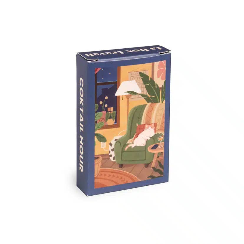 99 Piece Jigsaw Puzzle for Adults - Cocktail Hour Themed Puzzle Game - Perfect for Relaxation, Stress Relief & Family Game Night