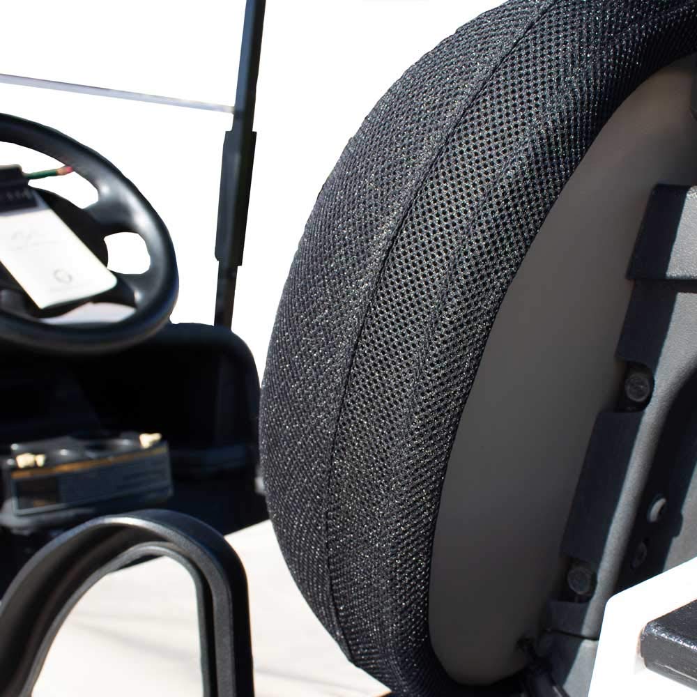 Premium Spacermesh Golf Cart Seat Covers - Universal Fit for EZGO, Yamaha & Club Car Bench Seats | Waterproof & UV Resistant | Perfect for Golf Courses, Resorts & Outdoor Adventures