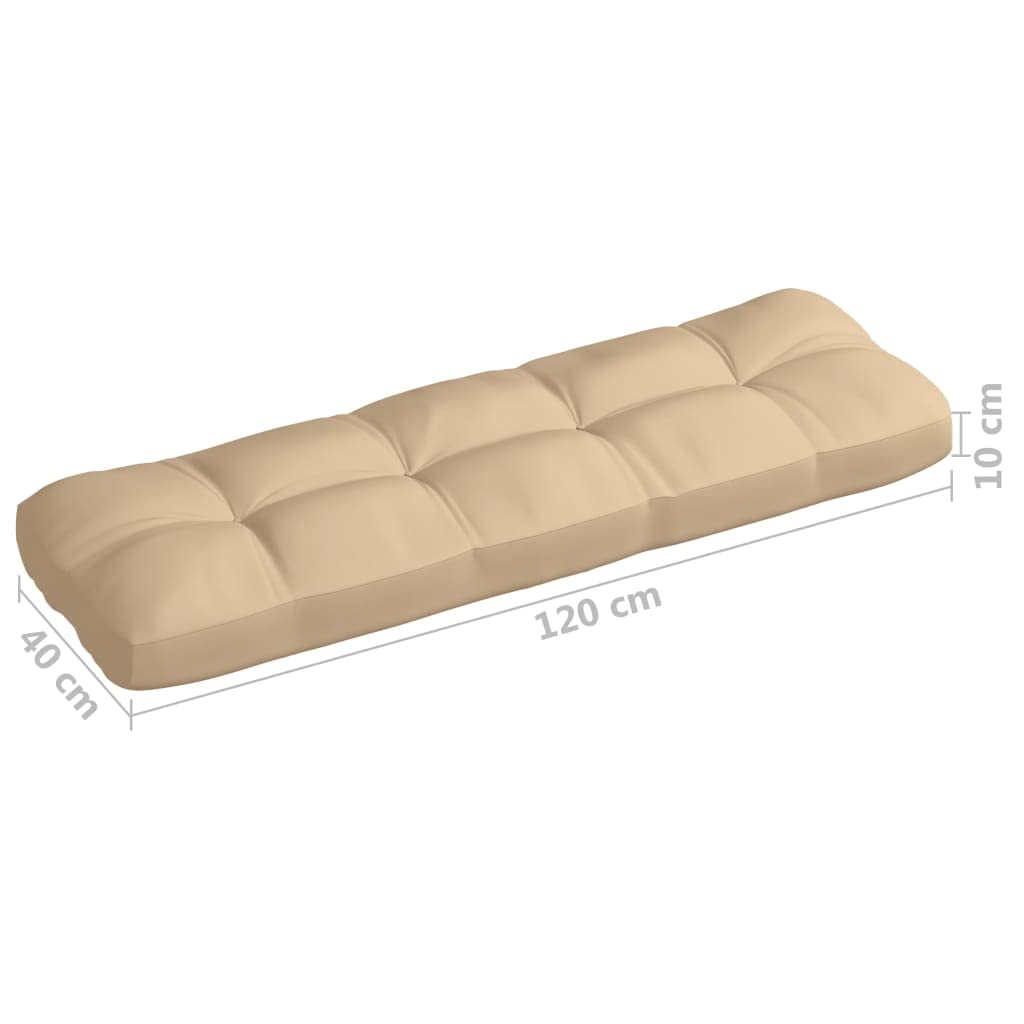 7-Piece Beige Outdoor Cushion Set - Replacement Patio Swing, Bench & Sofa Cushions | Weather-Resistant Furniture Cushions for Garden, Deck & Backyard Relaxation
