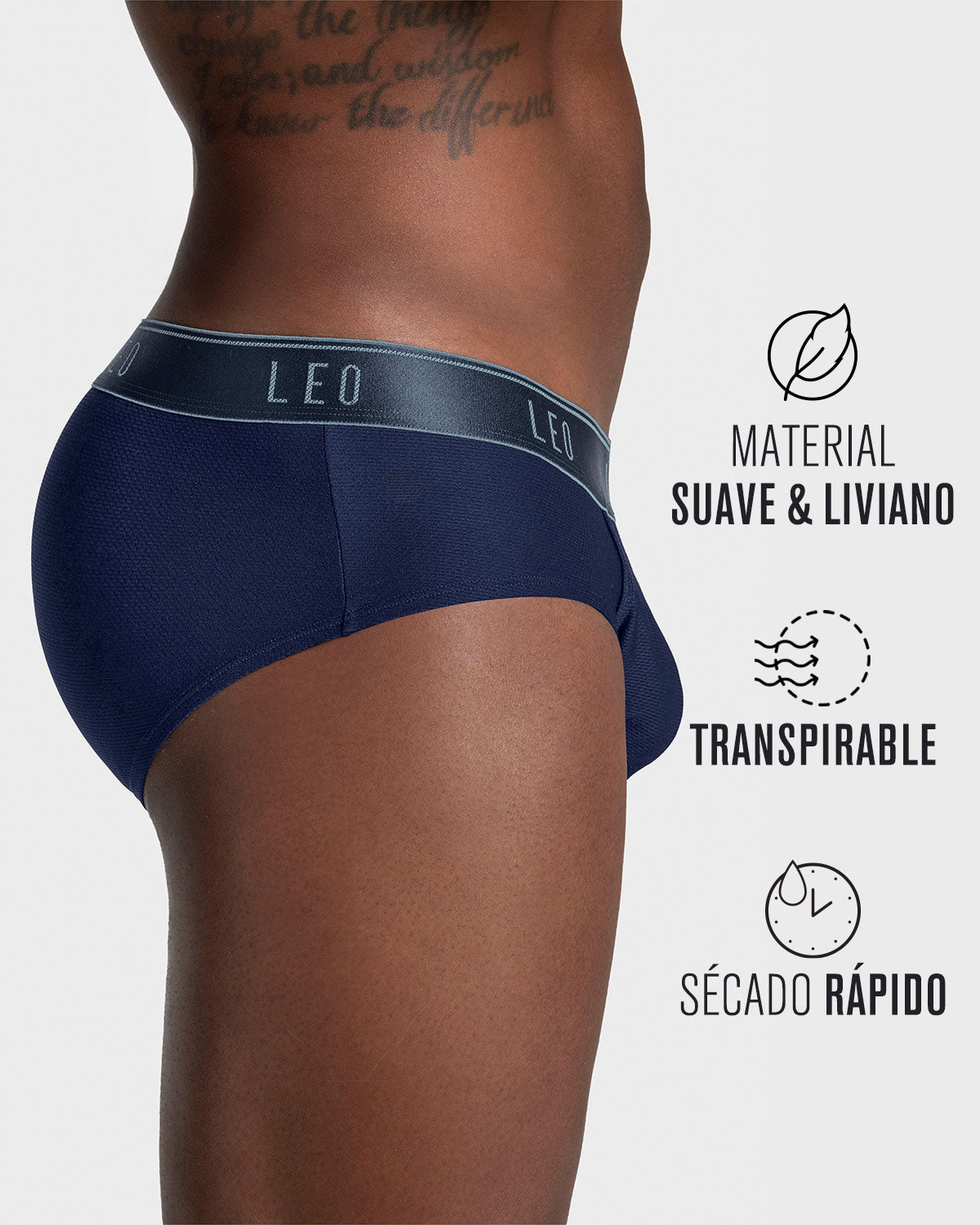 Ultra Light Men's Briefs with Ergonomic Pouch Support - Comfortable Underwear for Active Lifestyle, Gym & Everyday Wear