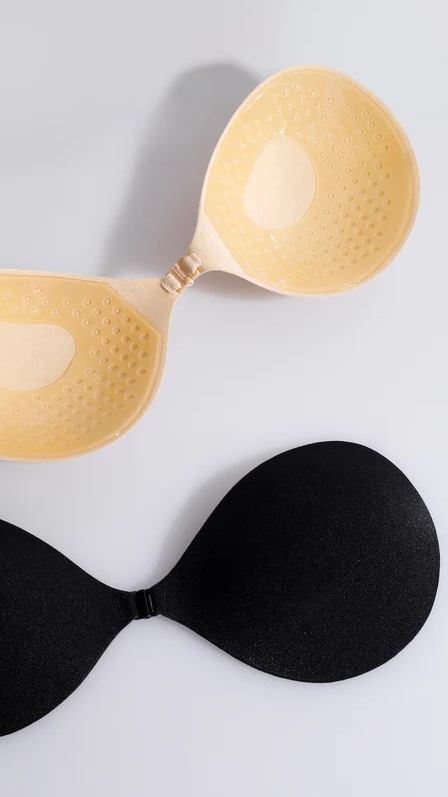 Breeze Fabric Sticky Bra - Invisible Adhesive Push Up Bra for Women - Perfect for Backless Dresses, Wedding Gowns & Summer Outfits