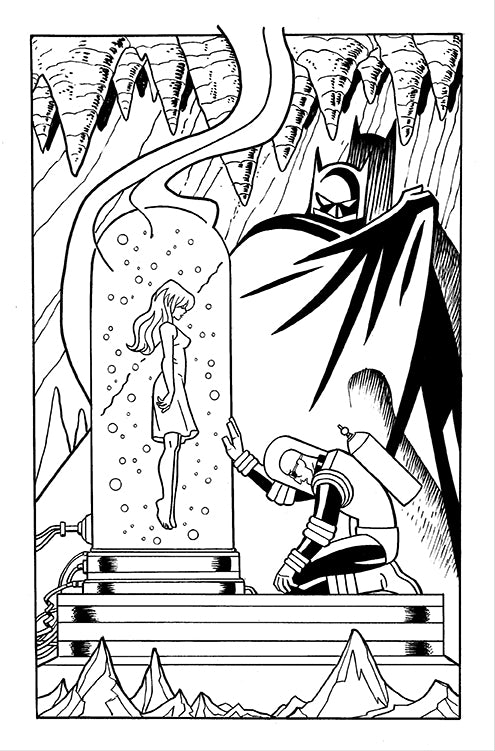 Batman The Animated Series Coloring Book for Adults & Kids - DC Comics Superhero Art Therapy & Stress Relief - Perfect for Gifts, Relaxation & Fan Collections