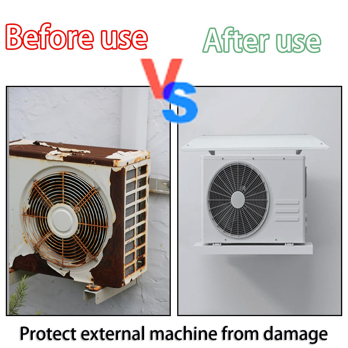 UV & Snow Resistant Air Conditioner Compressor Cover - Waterproof Outdoor AC Unit Protector for Mini Split Systems | Perfect for Patio, Garden & Harsh Weather Protection