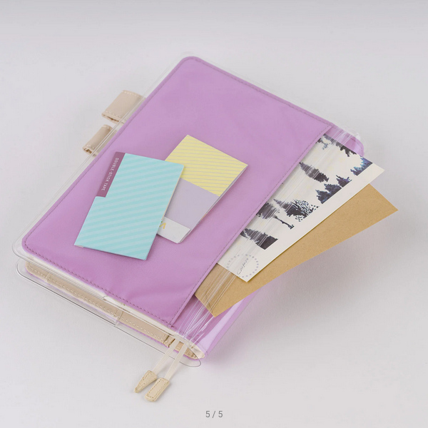 Hobonichi A5 Cover on Cover - Clear Protective Cover for Hobonichi Planner - Perfect for Daily Use, Office, School & Travel Organization