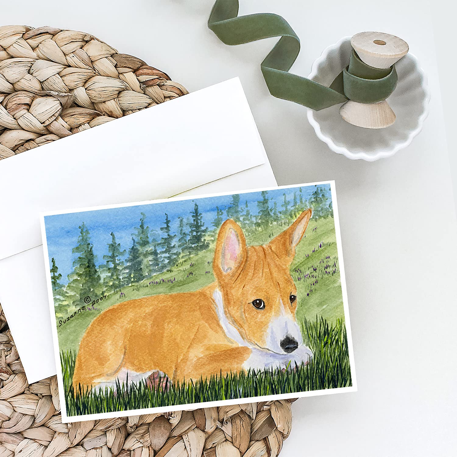 Basenji Greeting Cards Set - 8 Blank A7 Note Cards (5x7) with Envelopes | Whimsical Dog-Themed Stationery for Birthdays, Thank You Notes & Special Occasions